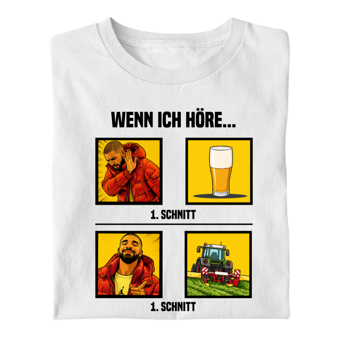Wenn Ich höre 1 Schnitt | Premium T Shirt