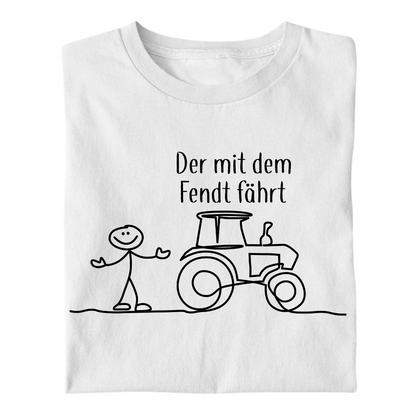 *NEU* Der mit dem Fendt fährt Premium T-Shirt