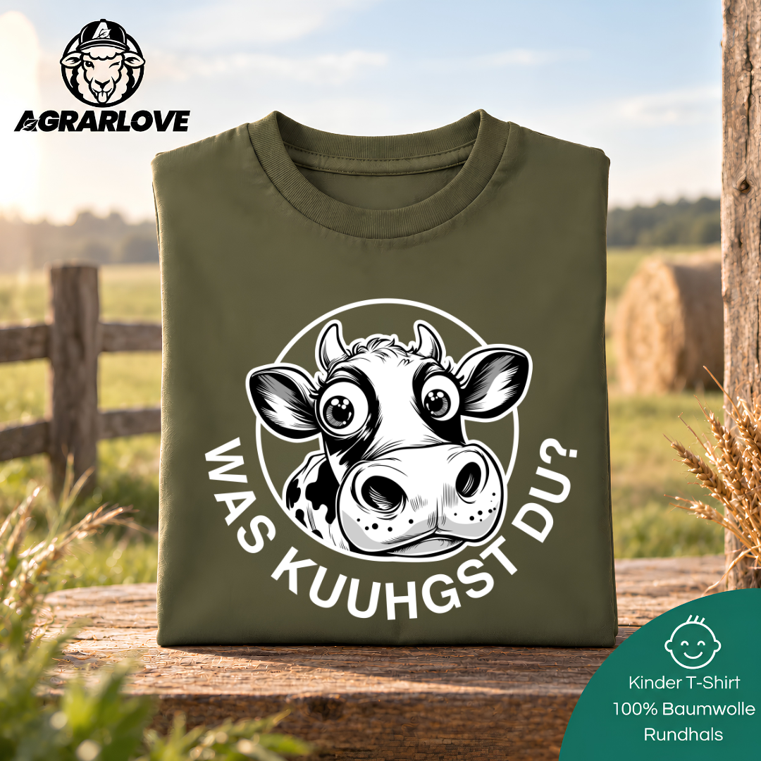 Was Kuuhgst Du | T Shirt Kinder