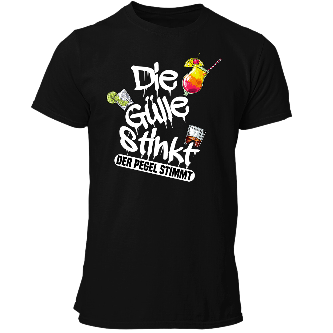 Die Gülle stinkt, der Pegel stimmt | Premium T Shirt