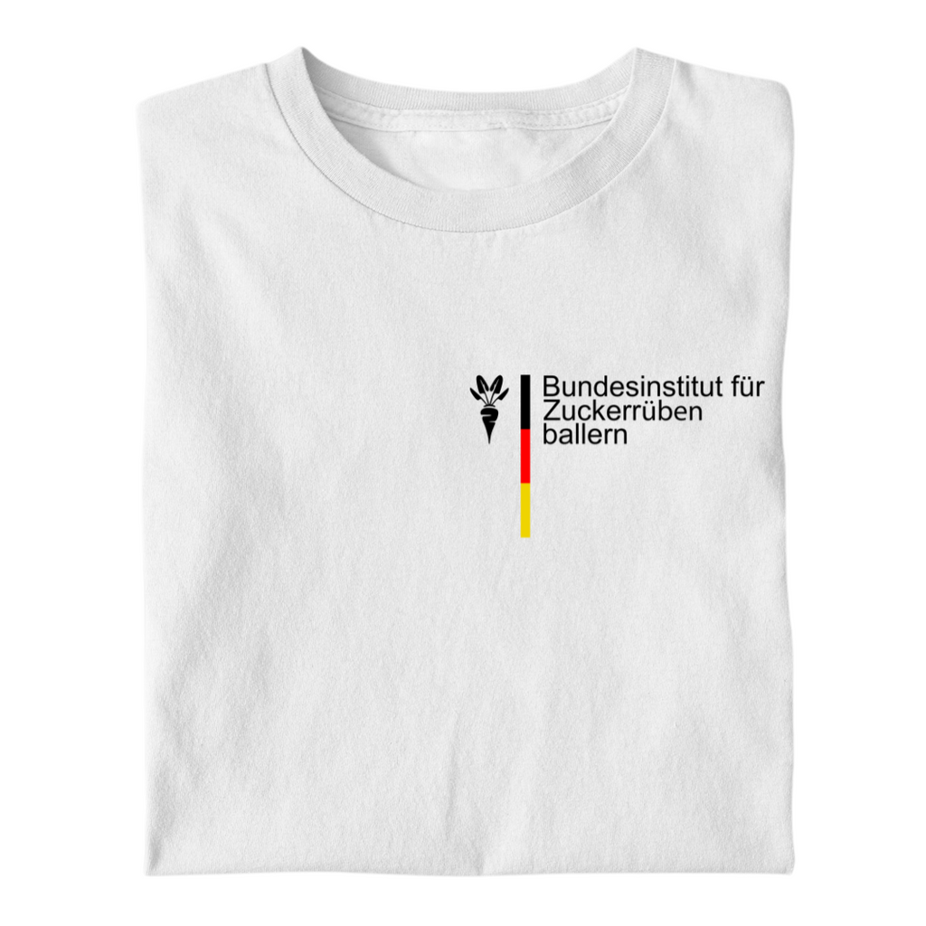 Bundesinstitut Zuckerrüben ballern Brustdruck | Premium T Shirt