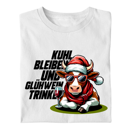 Kuhl bleiben und Glühwein trinken | Premium T Shirt