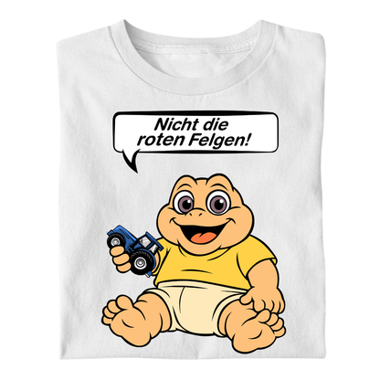Nicht die Roten Felgen Dinobaby New Holland Edition | Premium T Shirt