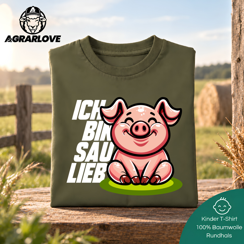 Ich bin Sau Lieb | T Shirt Kinder