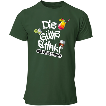 Die Gülle stinkt, der Pegel stimmt | Premium T Shirt