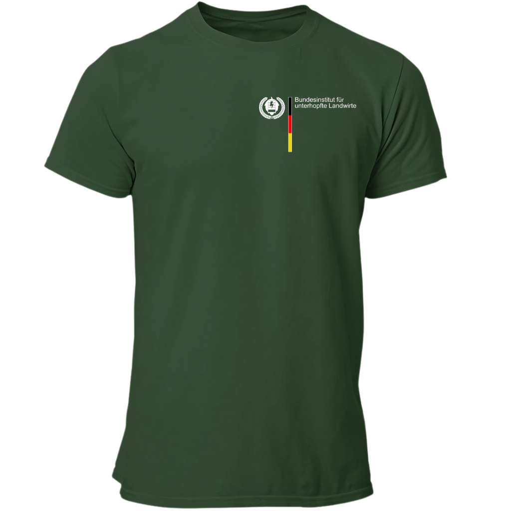 Bundesinstitut für Unterhopfte Landwirte Brustdruck | Premium T Shirt