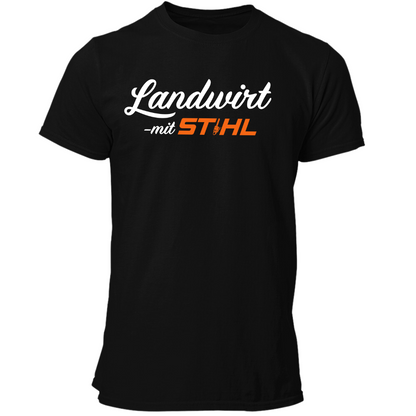 Landwirt mit Stihl Premium - T-Shirt