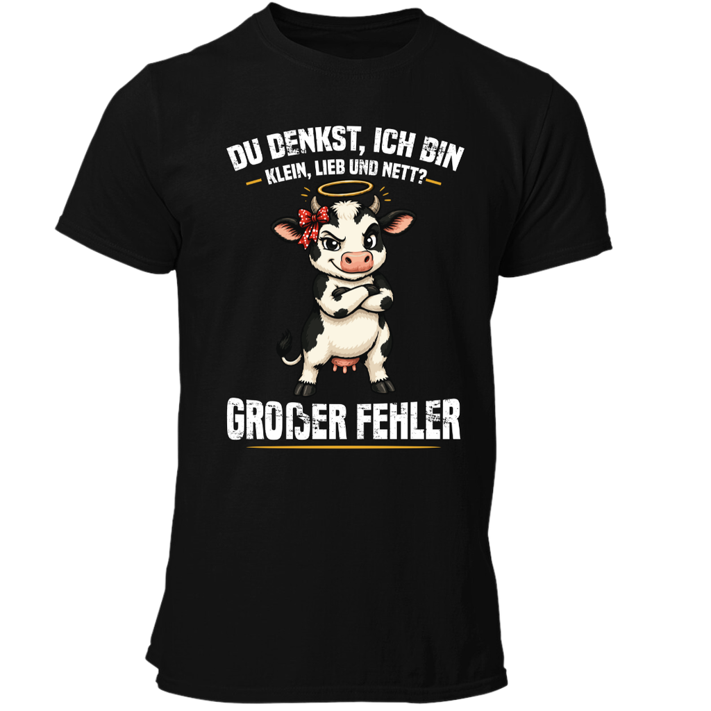 Süße Kuh Großer Fehler | Premium T Shirt