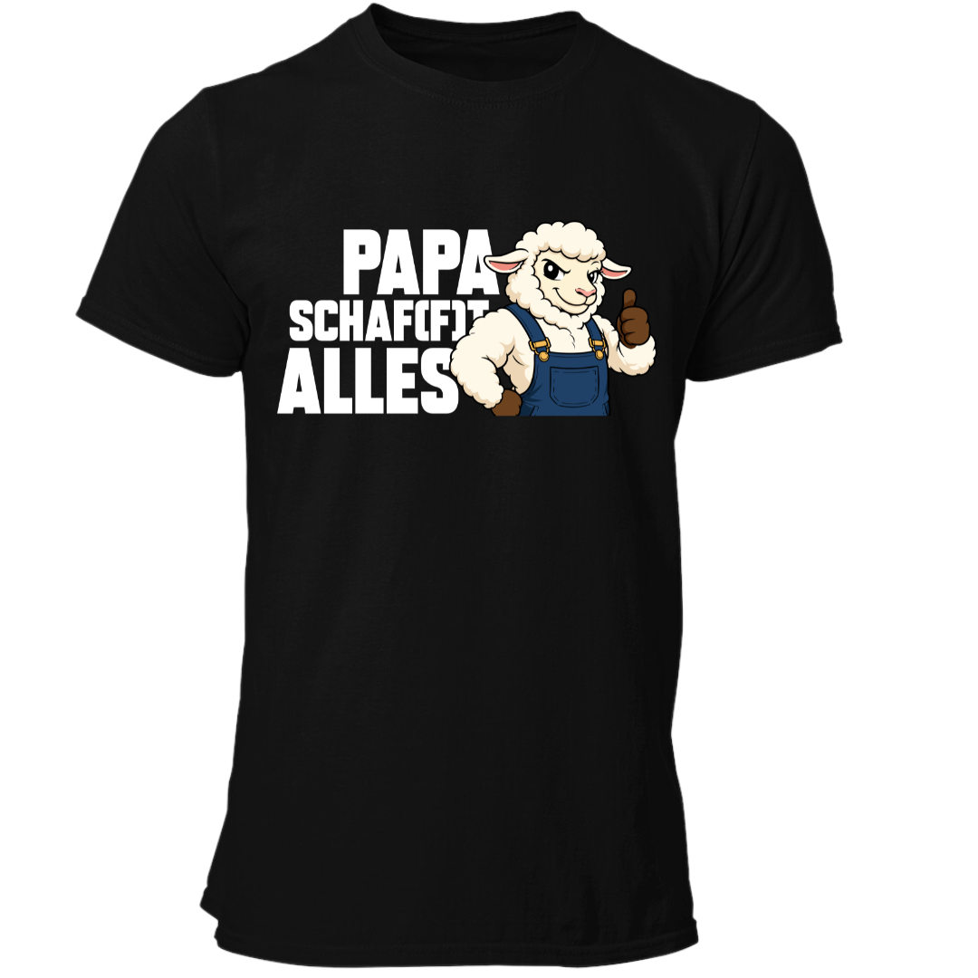 Papa Schafft Alles | Premium T Shirt