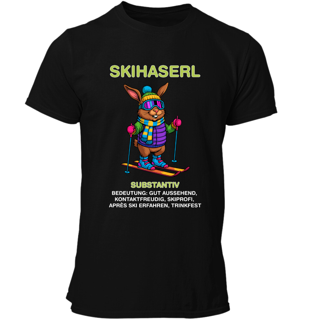 Skihaserl Bedeutung | Premium T Shirt