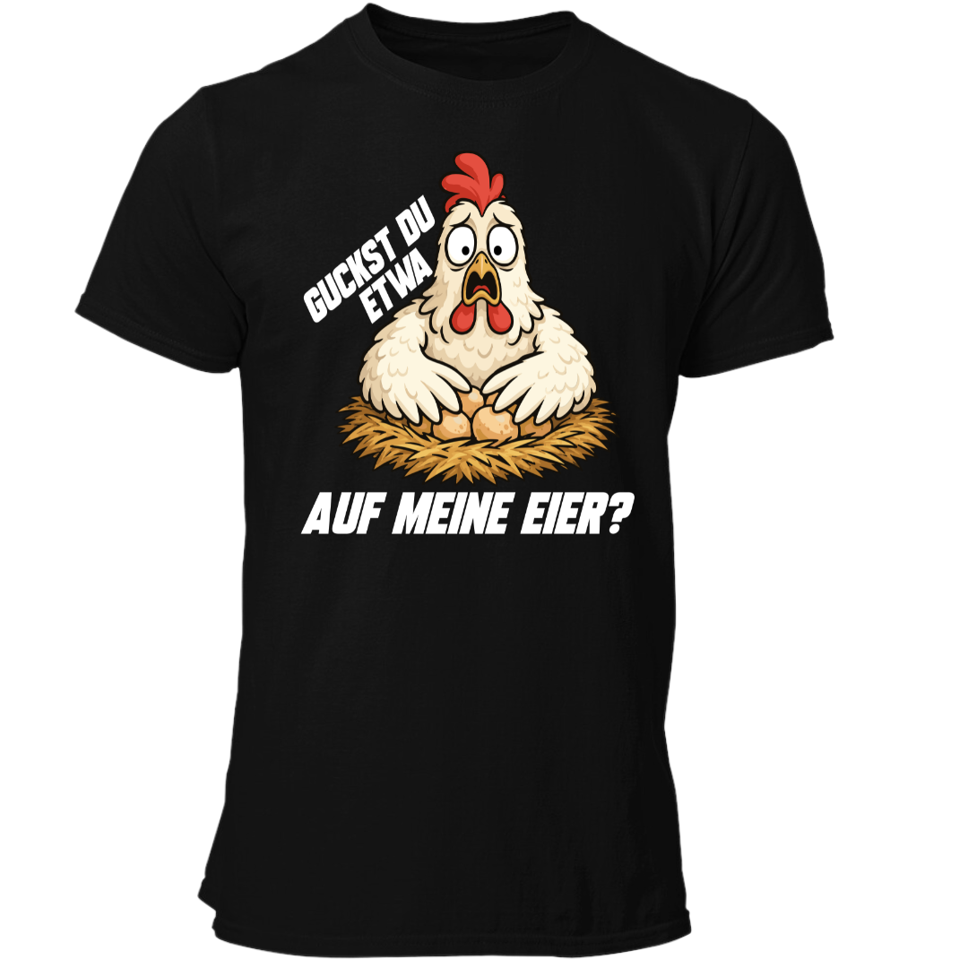 Guckst du auf meine Eier | Premium T Shirt