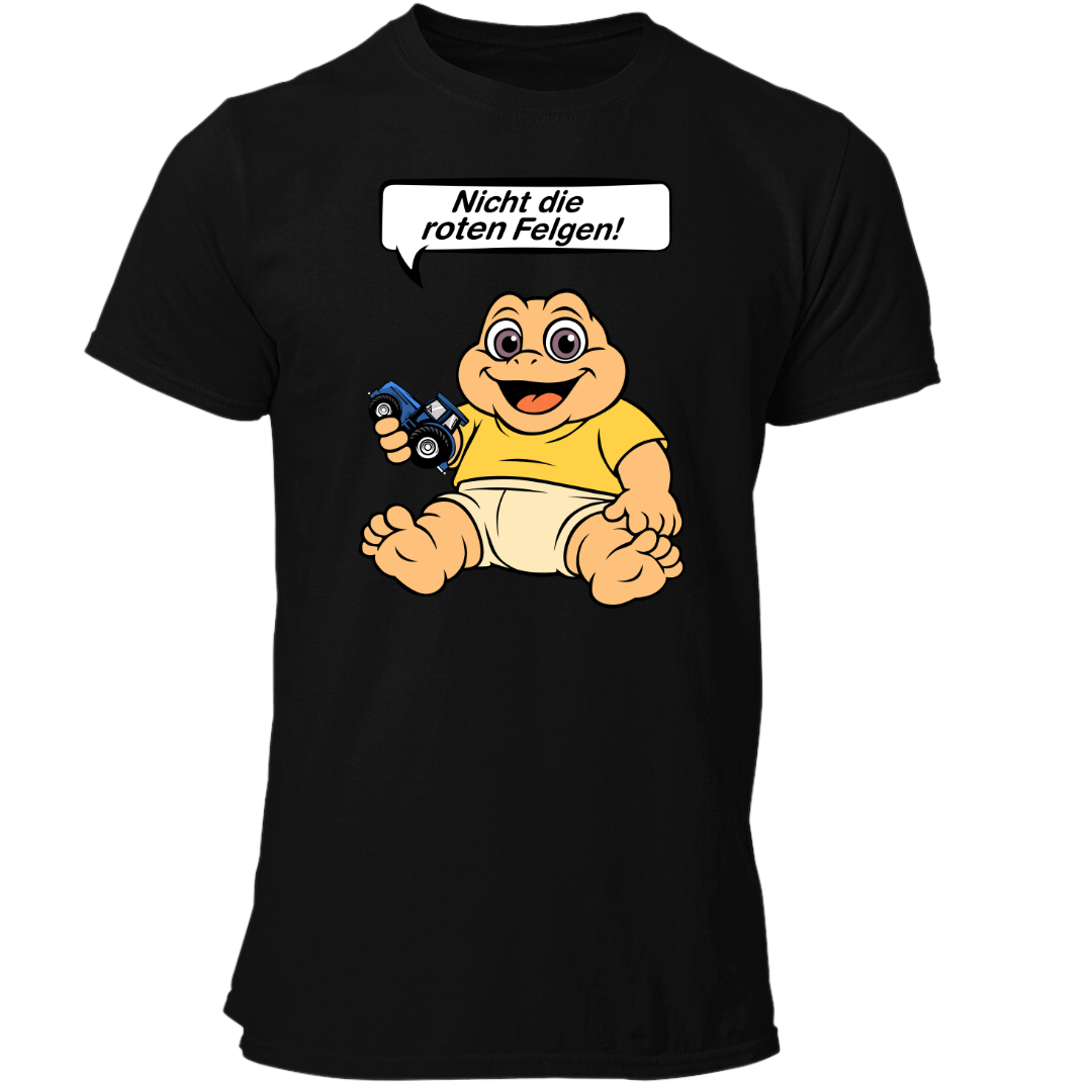 Nicht die Roten Felgen Dinobaby New Holland Edition | Premium T Shirt