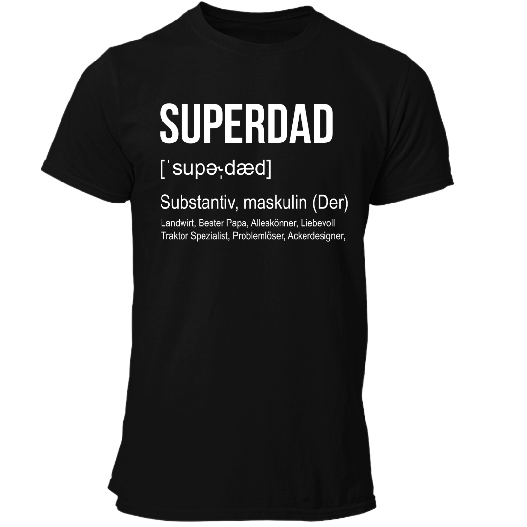 Superdad Definition | Premium T Shirt