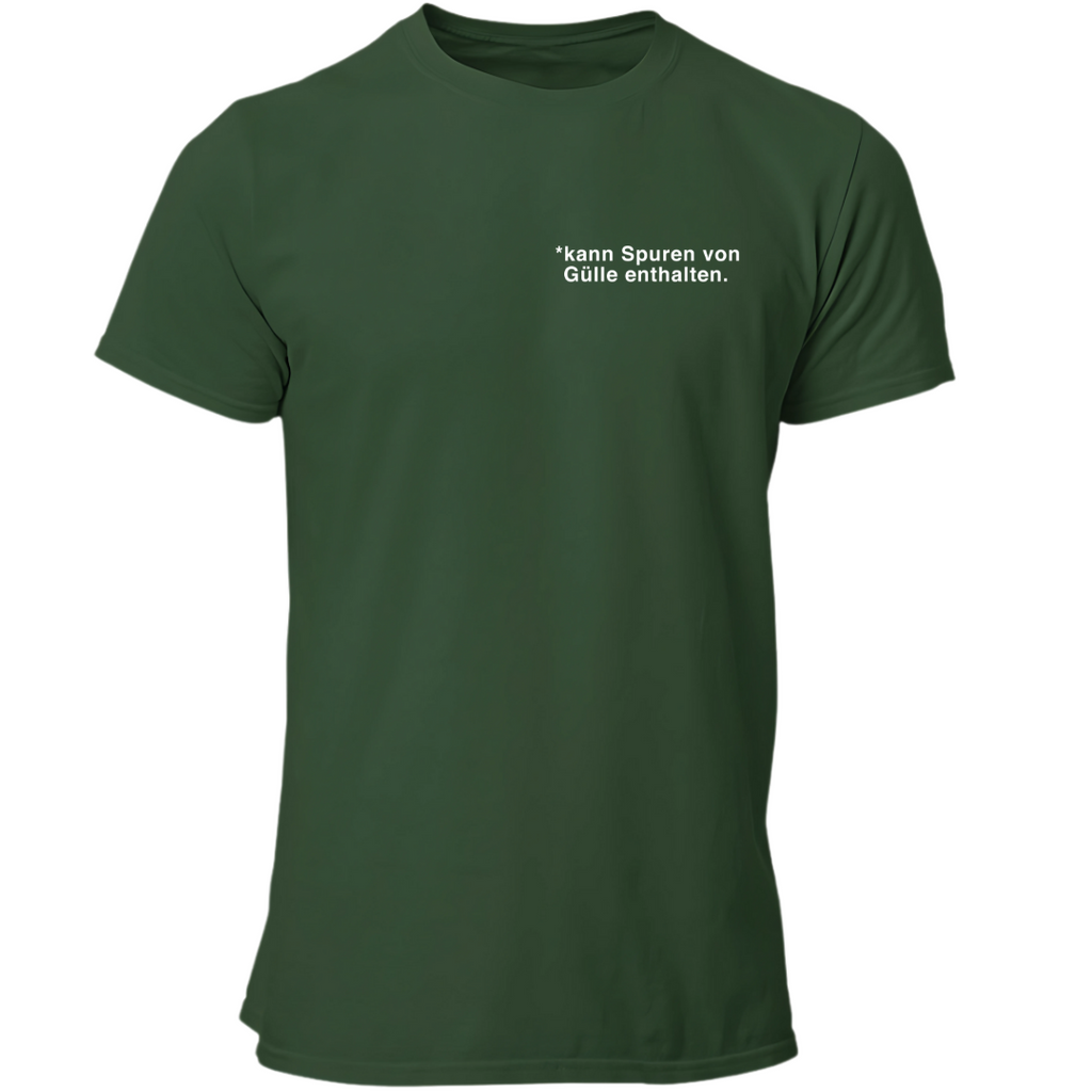 Kann Spuren von Gülle enthalten Brustdruck | Premium T Shirt