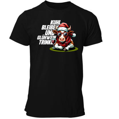 Kuhl bleiben und Glühwein trinken | Premium T Shirt