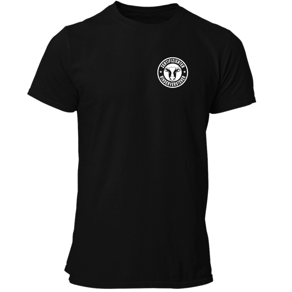 Zertifizierter Rinderversteher Brustdruck | Premium T Shirt