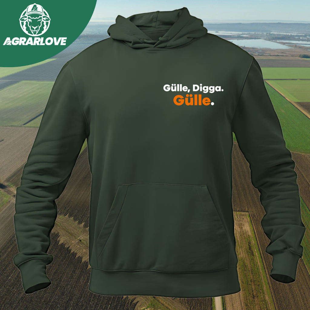 GÜLLE, DIGGA. GÜLLE Brustdruck | Premium Hoodie