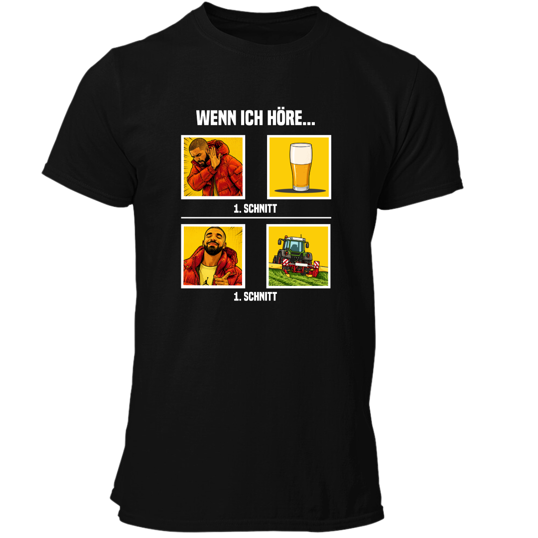 Wenn Ich höre 1 Schnitt | Premium T Shirt