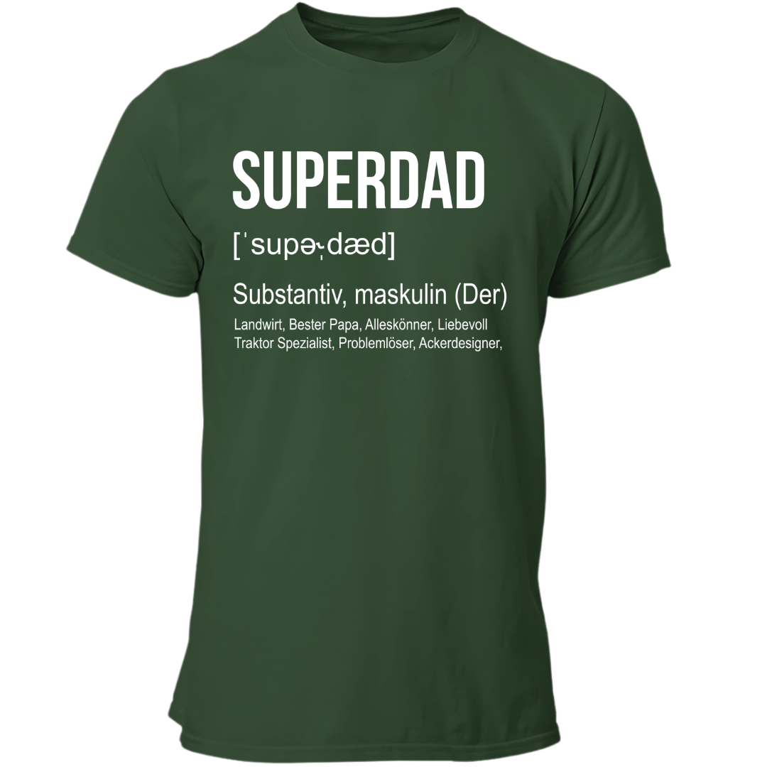 Superdad Definition | Premium T Shirt