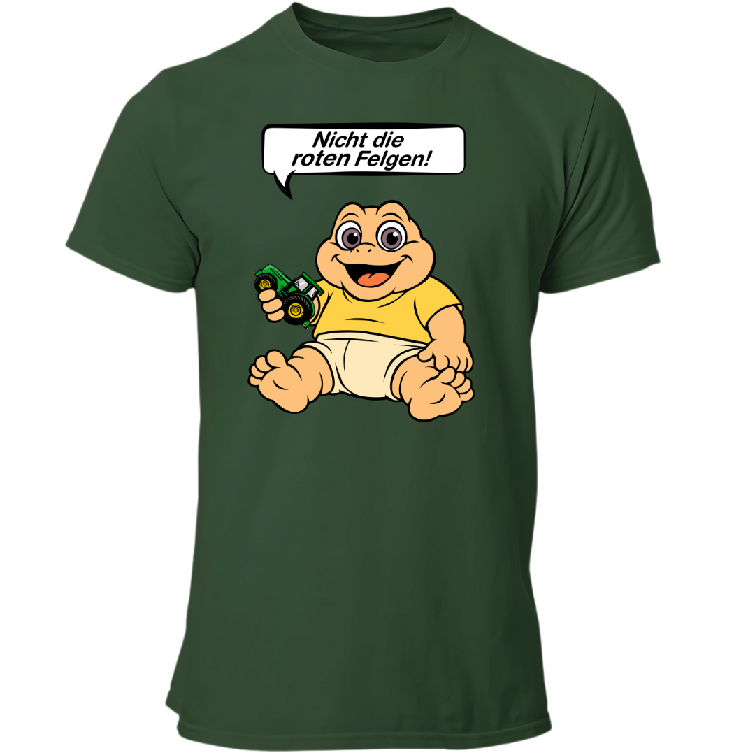 Nicht die Roten Felgen Dinobaby Johnny Edition | Premium T Shirt