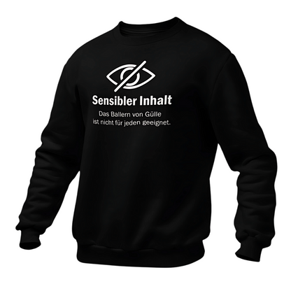 *NEU* "Sensibler Inhalt" Gülle ballern Premium - Sweater