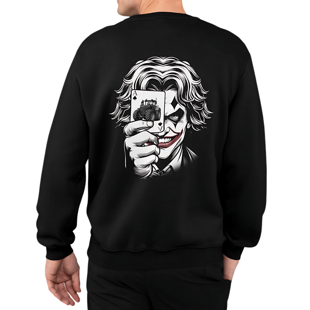 Joker Motiv Rückseite | Premium Sweater