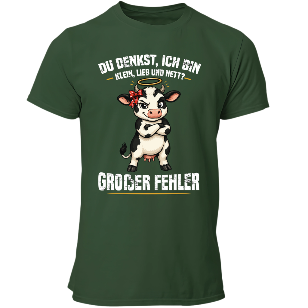 Süße Kuh Großer Fehler | Premium T Shirt