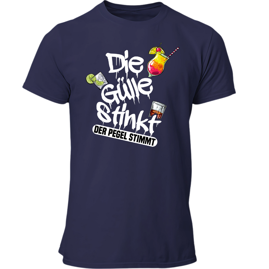 Die Gülle stinkt, der Pegel stimmt | Premium T Shirt