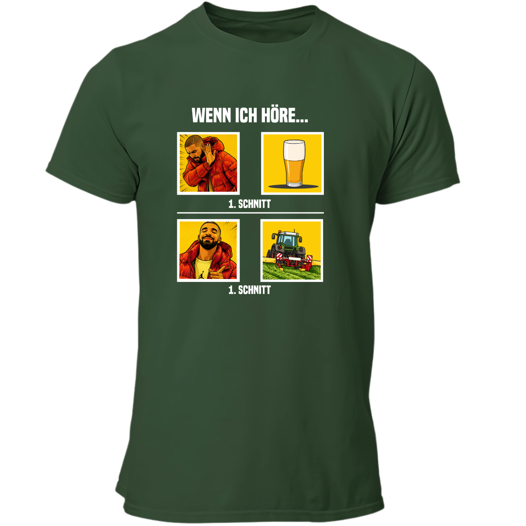 Wenn Ich höre 1 Schnitt | Premium T Shirt