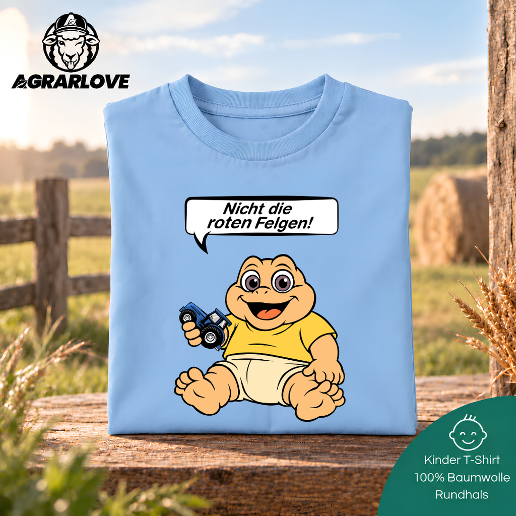 Nicht die Roten Felgen Dinobaby New Holland Edition | T Shirt Kinder