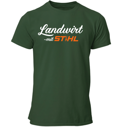 Landwirt mit Stihl Premium - T-Shirt