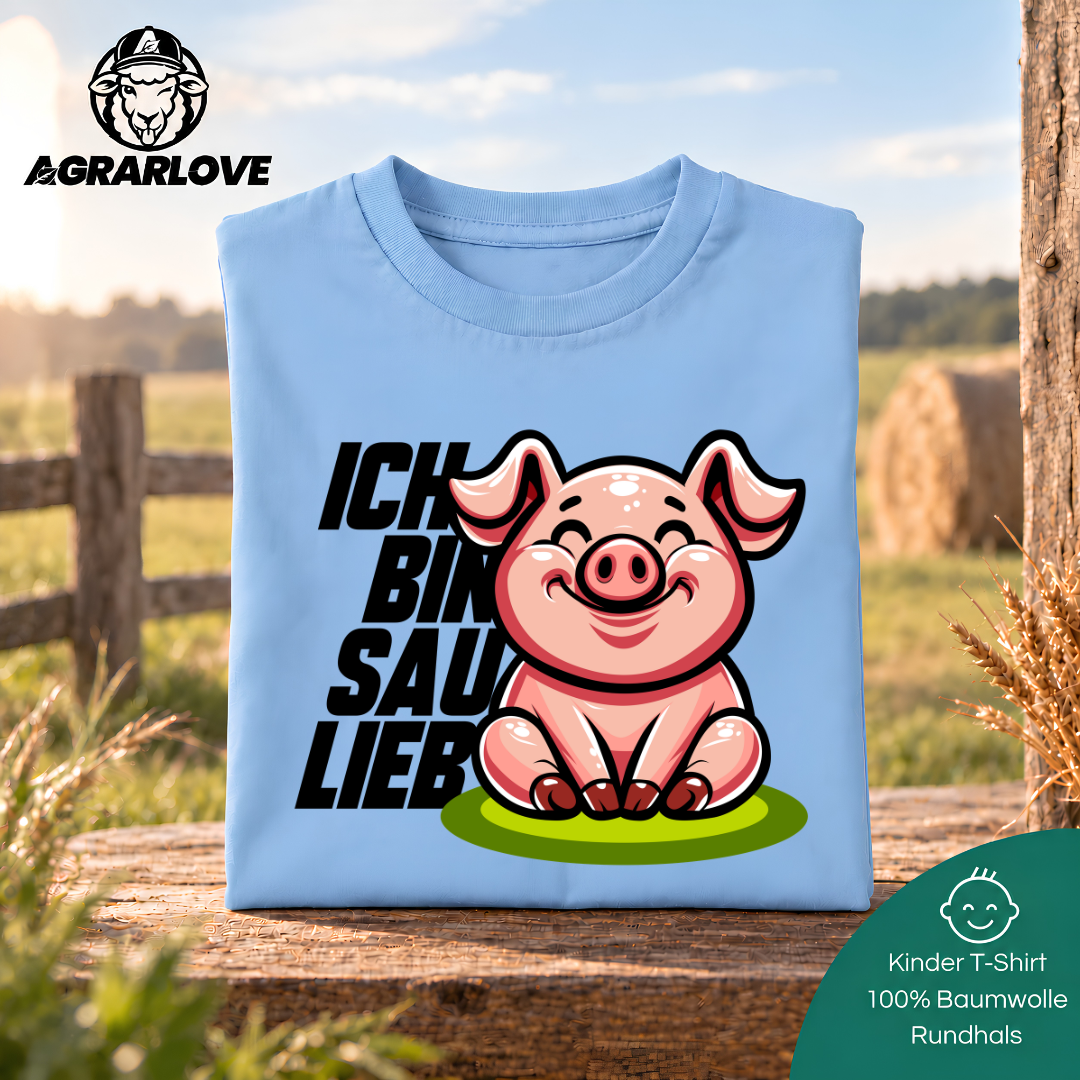 Ich bin Sau Lieb | T Shirt Kinder