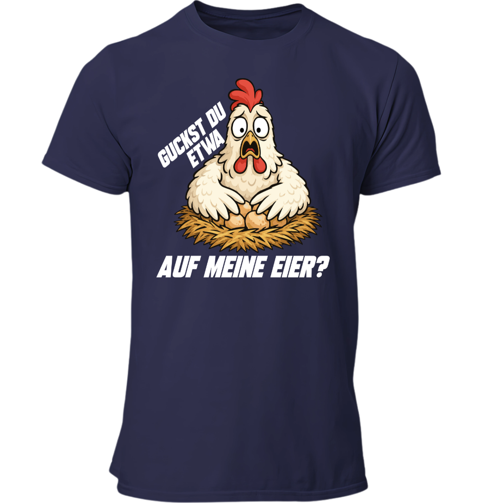 Guckst du auf meine Eier | Premium T Shirt