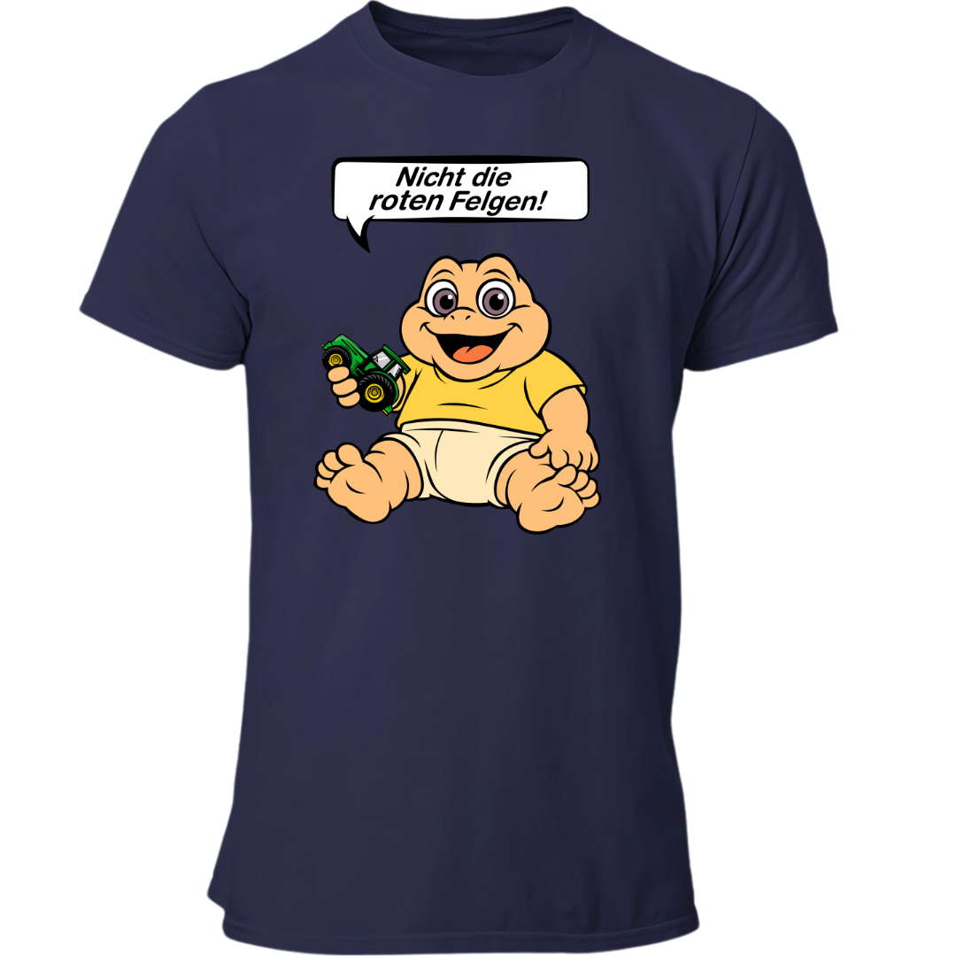 Nicht die Roten Felgen Dinobaby Johnny Edition | Premium T Shirt