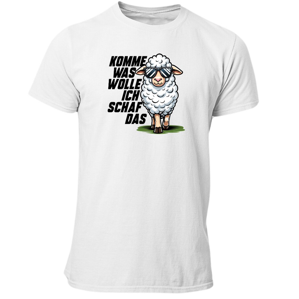 Komme was Wolle ich Schaf das | Premium T Shirt