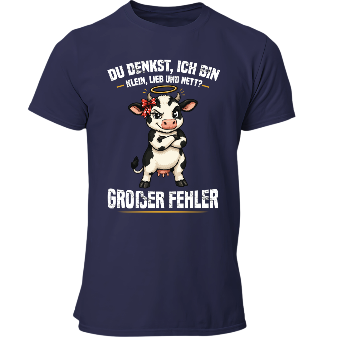 Süße Kuh Großer Fehler | Premium T Shirt
