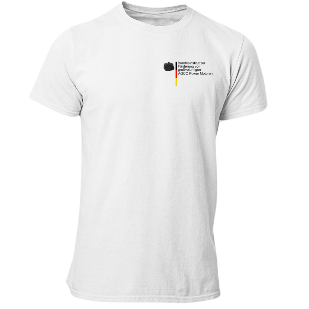 Bundesinstitut für AGCO Power Motoren Brustdruck | Premium T Shirt