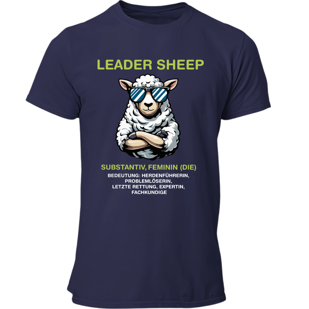 Leader Sheep Bedeutung | Premium T Shirt