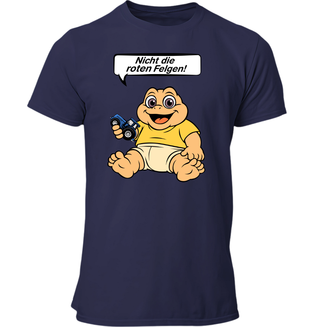 Nicht die Roten Felgen Dinobaby New Holland Edition | Premium T Shirt