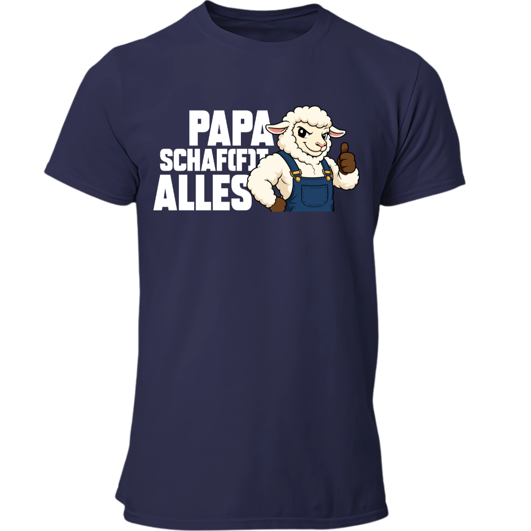Papa Schafft Alles | Premium T Shirt