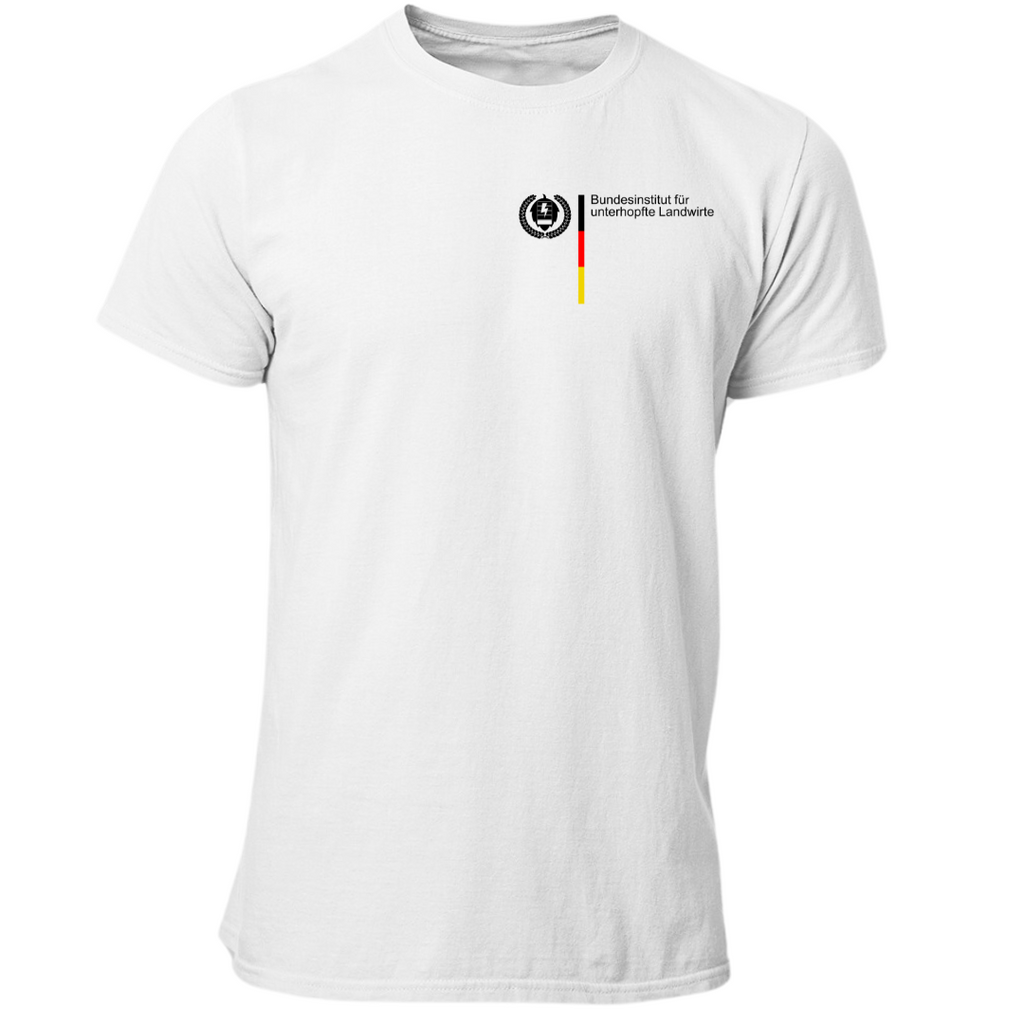 Bundesinstitut für Unterhopfte Landwirte Brustdruck | Premium T Shirt