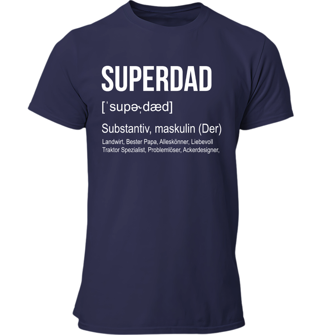 Superdad Definition | Premium T Shirt