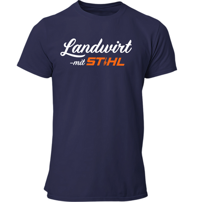 Landwirt mit Stihl Premium - T-Shirt