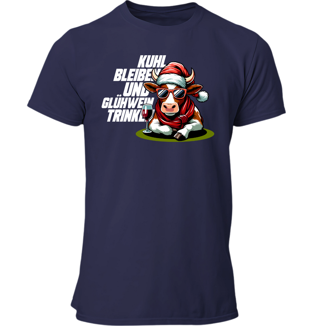 Kuhl bleiben und Glühwein trinken | Premium T Shirt