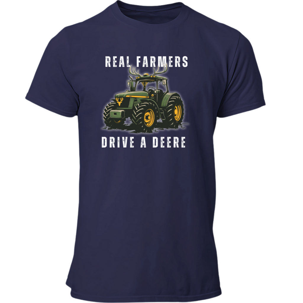 Real Farmers Drive a Deere | Premium T Shirt