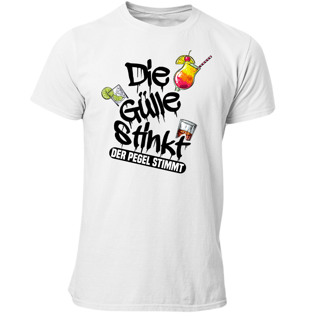 Die Gülle stinkt, der Pegel stimmt | Premium T Shirt