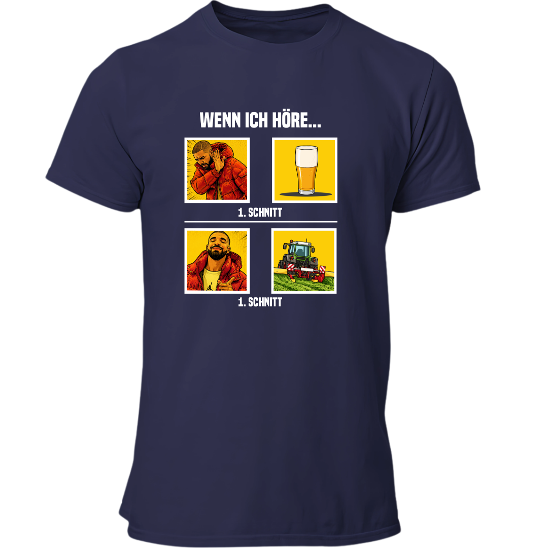 Wenn Ich höre 1 Schnitt | Premium T Shirt