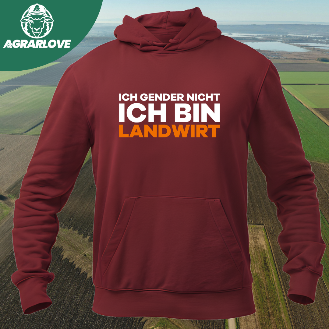Ich Gender nicht Ich bin Landwirt | Premium Hoodie
