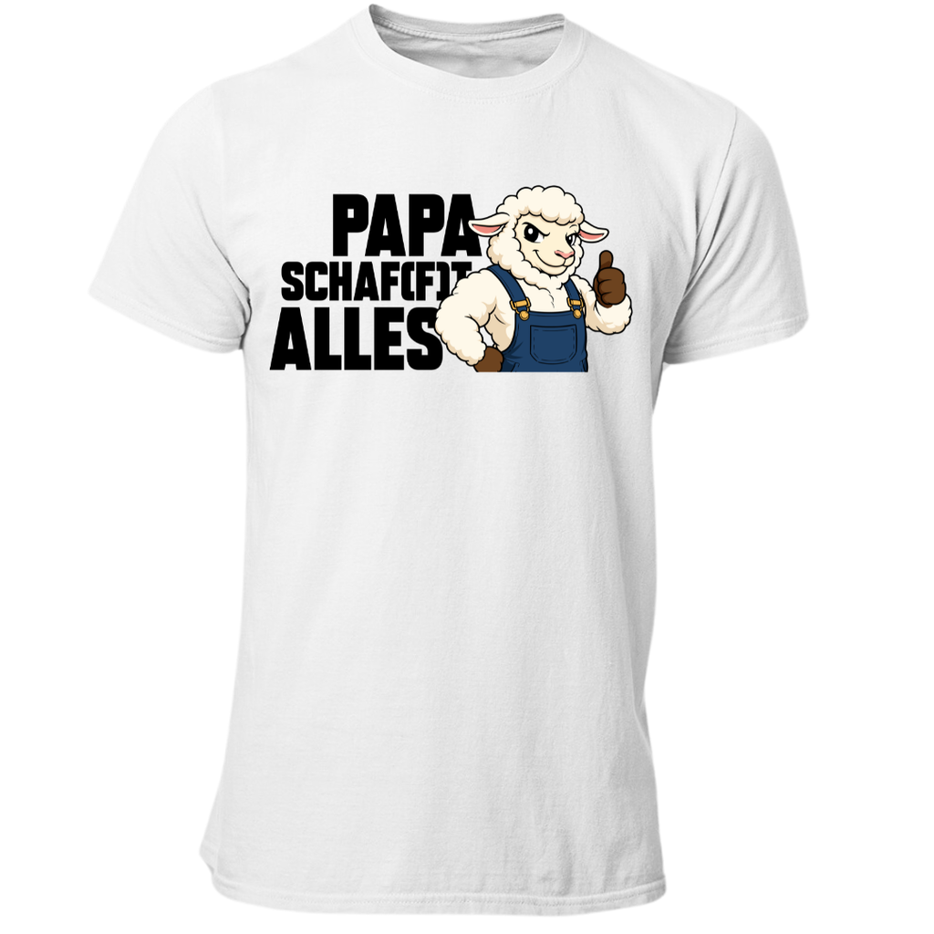 Papa Schafft Alles | Premium T Shirt