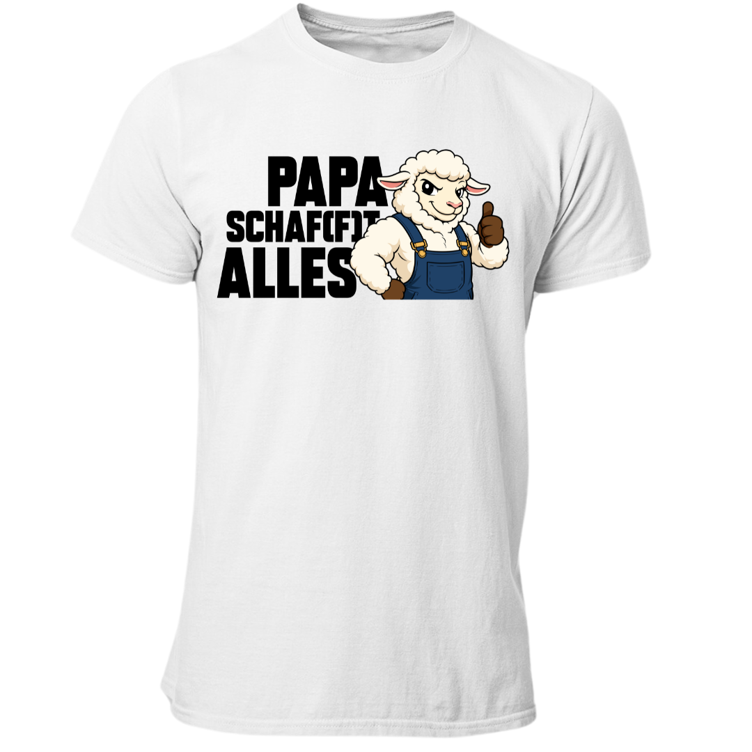 Papa Schafft Alles | Premium T Shirt